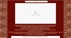 Desktop Screenshot of manuels-restaurant.com